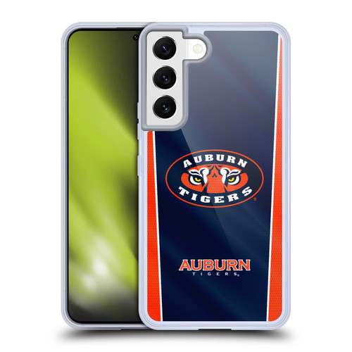 Auburn University AU Auburn University Banner Soft Gel Case for Samsung Galaxy S22 5G