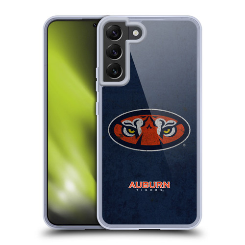 Auburn University AU Auburn University Distressed Look Soft Gel Case for Samsung Galaxy S22+ 5G