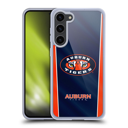 Auburn University AU Auburn University Banner Soft Gel Case for Samsung Galaxy S23+ 5G