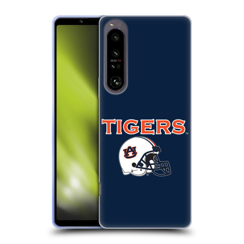 Auburn University AU Auburn University Helmet Logotype Soft Gel Case for Sony Xperia 1 IV