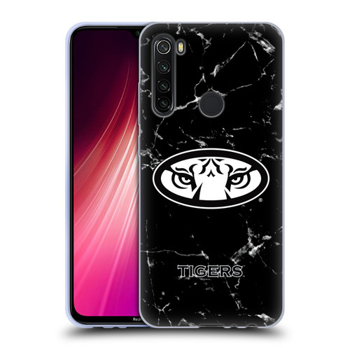 Auburn University AU Auburn University Black And White Marble Soft Gel Case for Xiaomi Redmi Note 8T
