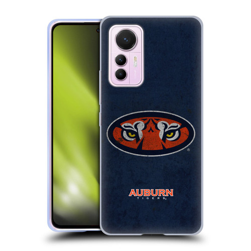 Auburn University AU Auburn University Distressed Look Soft Gel Case for Xiaomi 12 Lite