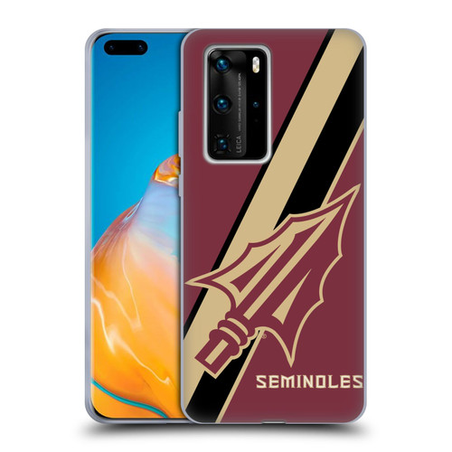 Florida State University FSU Florida State University Stripes Soft Gel Case for Huawei P40 Pro / P40 Pro Plus 5G