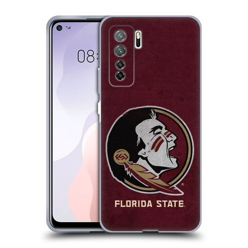 Florida State University FSU Florida State University Distressed Soft Gel Case for Huawei Nova 7 SE/P40 Lite 5G