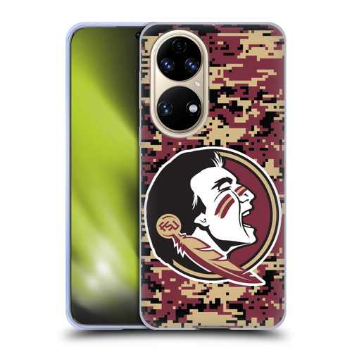 Florida State University FSU Florida State University Digital Camouflage Soft Gel Case for Huawei P50