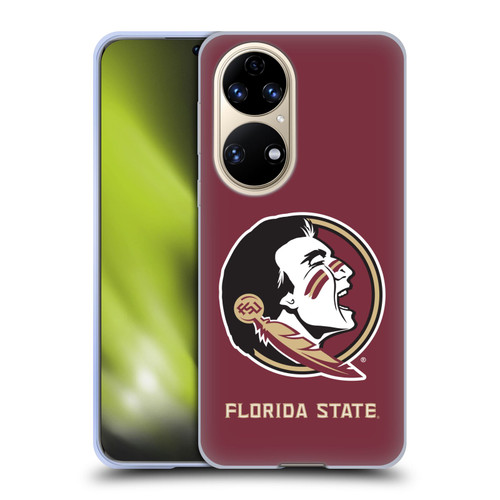 Florida State University FSU Florida State University Plain Soft Gel Case for Huawei P50