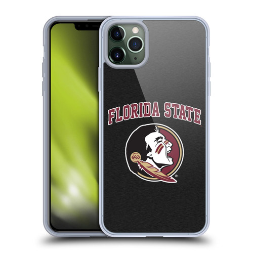 Florida State University FSU Florida State University Campus Logotype Soft Gel Case for Apple iPhone 11 Pro Max