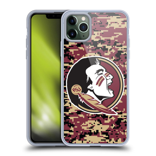 Florida State University FSU Florida State University Digital Camouflage Soft Gel Case for Apple iPhone 11 Pro Max