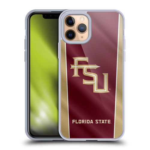 Florida State University FSU Florida State University Banner Soft Gel Case for Apple iPhone 11 Pro & MagSafe