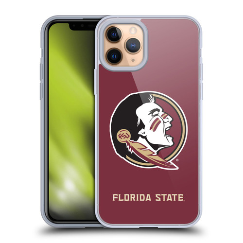 Florida State University FSU Florida State University Plain Soft Gel Case for Apple iPhone 11 Pro & MagSafe