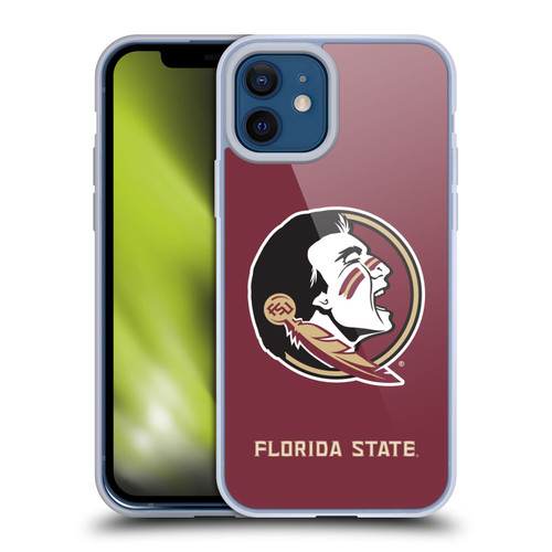 Florida State University FSU Florida State University Plain Soft Gel Case for Apple iPhone 12 / iPhone 12 Pro