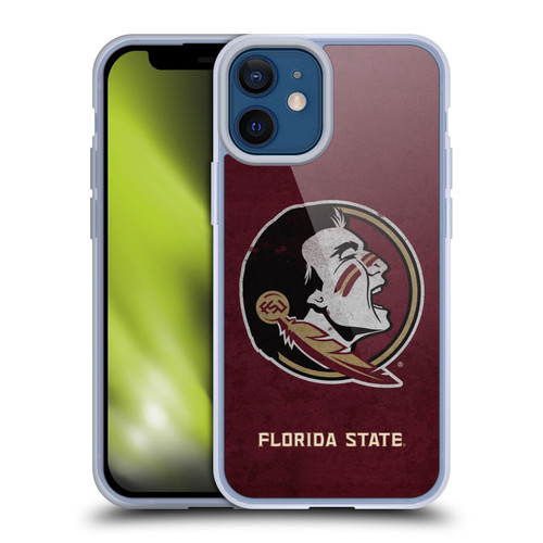 Florida State University FSU Florida State University Distressed Soft Gel Case for Apple iPhone 12 Mini & MagSafe