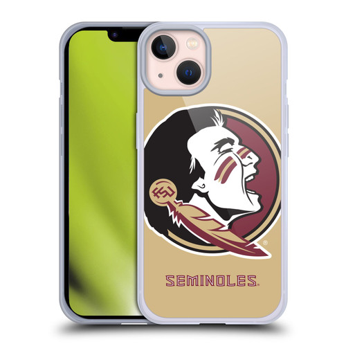 Florida State University FSU Florida State University Oversized Icon Soft Gel Case for Apple iPhone 13