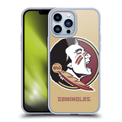 Florida State University FSU Florida State University Oversized Icon Soft Gel Case for Apple iPhone 13 Pro Max