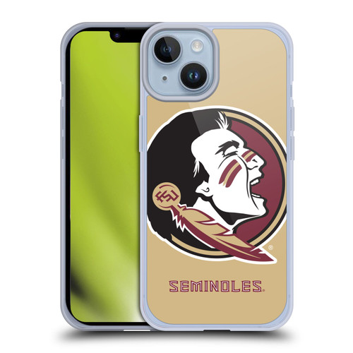 Florida State University FSU Florida State University Oversized Icon Soft Gel Case for Apple iPhone 14