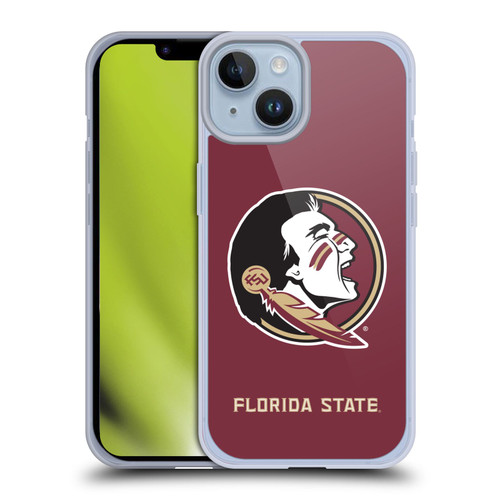 Florida State University FSU Florida State University Plain Soft Gel Case for Apple iPhone 14