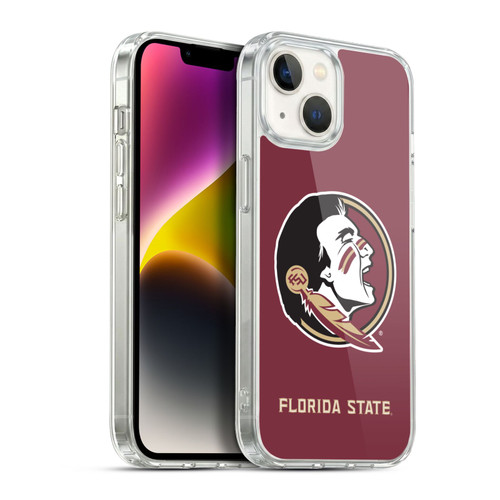 Florida State University FSU Florida State University Plain Soft Gel Case for Apple iPhone 14