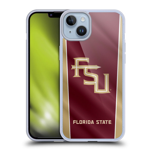 Florida State University FSU Florida State University Banner Soft Gel Case for Apple iPhone 14 Plus