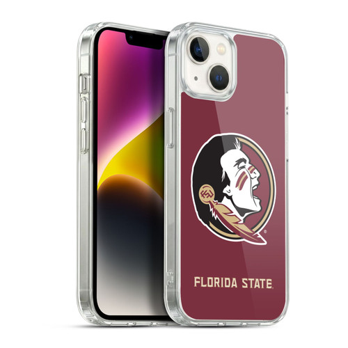 Florida State University FSU Florida State University Plain Soft Gel Case for Apple iPhone 14 Plus & MagSafe