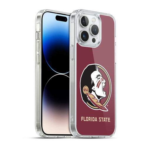 Florida State University FSU Florida State University Plain Soft Gel Case for Apple iPhone 14 Pro Max & MagSafe