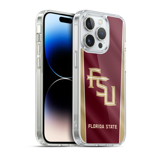 Florida State University FSU Florida State University Banner Soft Gel Case for Apple iPhone 14 Pro & MagSafe
