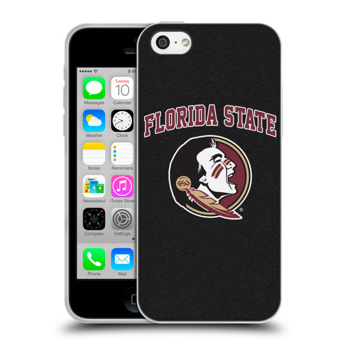 Florida State University FSU Florida State University Campus Logotype Soft Gel Case for Apple iPhone 5c