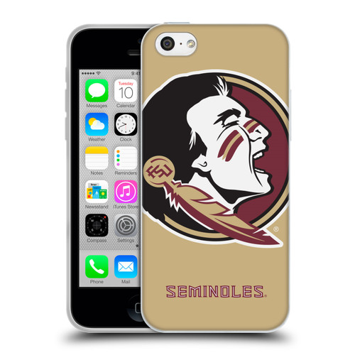 Florida State University FSU Florida State University Oversized Icon Soft Gel Case for Apple iPhone 5c