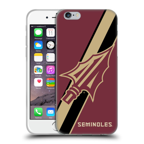 Florida State University FSU Florida State University Stripes Soft Gel Case for Apple iPhone 6 / iPhone 6s