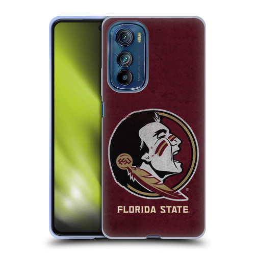 Florida State University FSU Florida State University Distressed Soft Gel Case for Motorola Edge 30