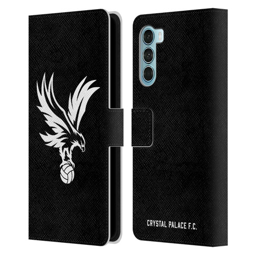 Crystal Palace FC Crest Eagle Grey Leather Book Wallet Case Cover For Motorola Edge S30 / Moto G200 5G