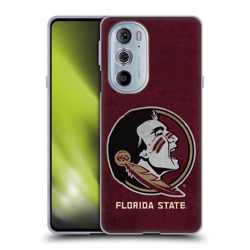 Florida State University FSU Florida State University Distressed Soft Gel Case for Motorola Edge X30
