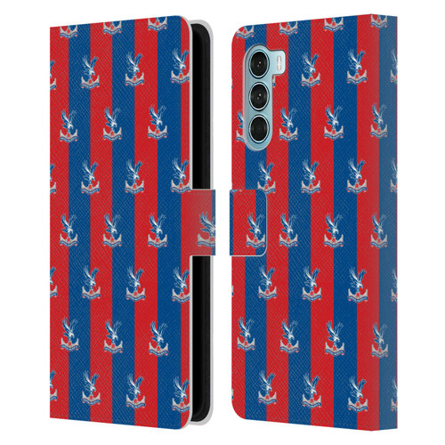 Crystal Palace FC Crest Pattern Leather Book Wallet Case Cover For Motorola Edge S30 / Moto G200 5G