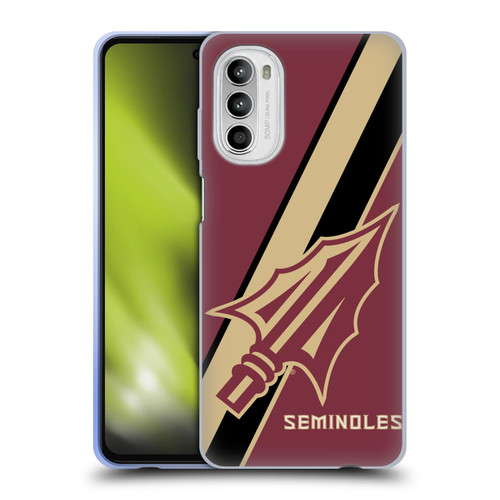 Florida State University FSU Florida State University Stripes Soft Gel Case for Motorola Moto G52