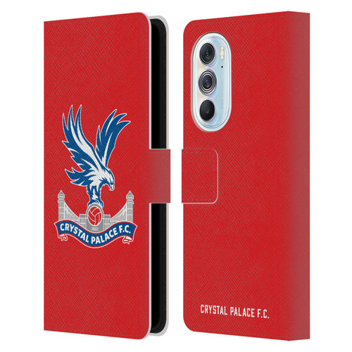 Crystal Palace FC Crest Eagle Leather Book Wallet Case Cover For Motorola Edge X30