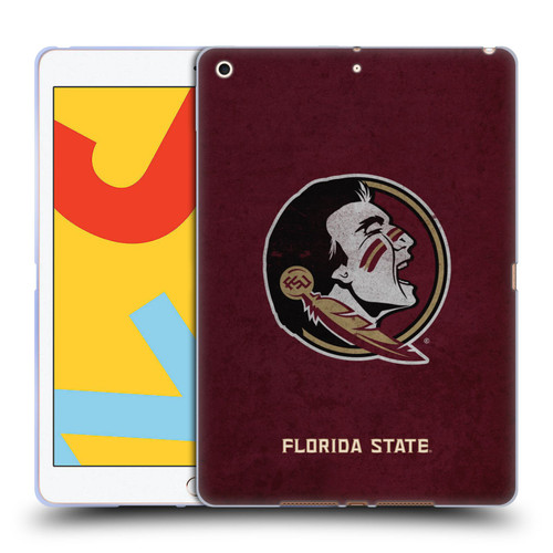 Florida State University FSU Florida State University Distressed Soft Gel Case for Apple iPad 10.2 2019/2020/2021