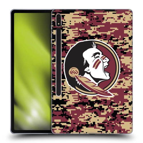 Florida State University FSU Florida State University Digital Camouflage Soft Gel Case for Samsung Galaxy Tab S8 Plus