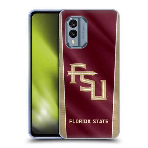 Florida State University FSU Florida State University Banner Soft Gel Case for Nokia X30