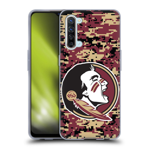 Florida State University FSU Florida State University Digital Camouflage Soft Gel Case for OPPO Find X2 Lite 5G