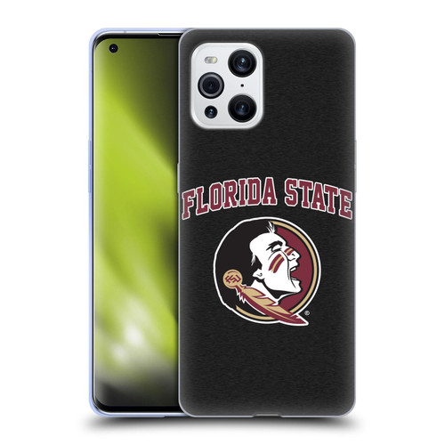 Florida State University FSU Florida State University Campus Logotype Soft Gel Case for OPPO Find X3 / Pro