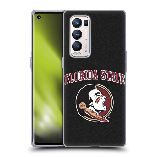 Florida State University FSU Florida State University Campus Logotype Soft Gel Case for OPPO Find X3 Neo / Reno5 Pro+ 5G