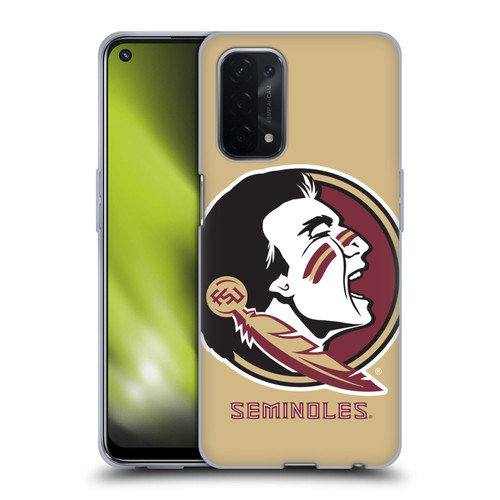 Florida State University FSU Florida State University Oversized Icon Soft Gel Case for OPPO A54 5G