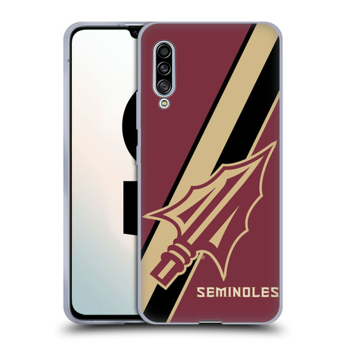 Florida State University FSU Florida State University Stripes Soft Gel Case for Samsung Galaxy A90 5G (2019)