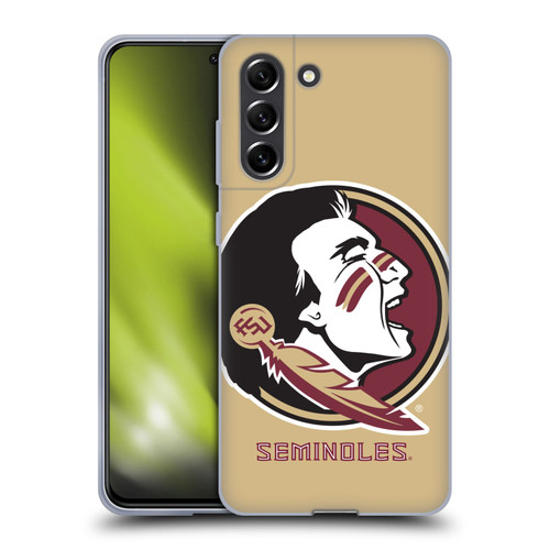 Florida State University FSU Florida State University Oversized Icon Soft Gel Case for Samsung Galaxy S21 FE 5G