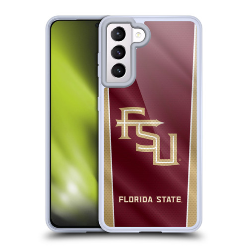 Florida State University FSU Florida State University Banner Soft Gel Case for Samsung Galaxy S21 5G
