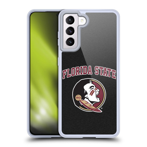 Florida State University FSU Florida State University Campus Logotype Soft Gel Case for Samsung Galaxy S21 5G