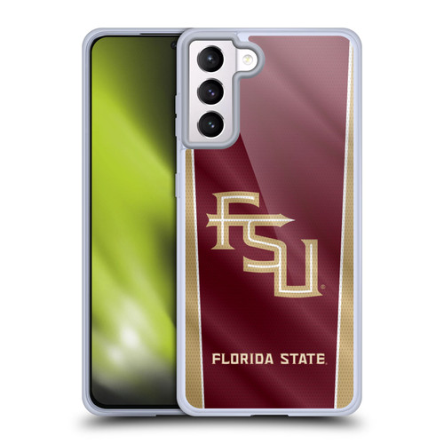 Florida State University FSU Florida State University Banner Soft Gel Case for Samsung Galaxy S21+ 5G