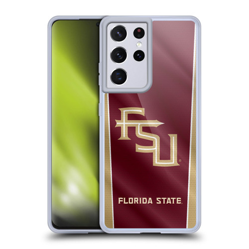 Florida State University FSU Florida State University Banner Soft Gel Case for Samsung Galaxy S21 Ultra 5G