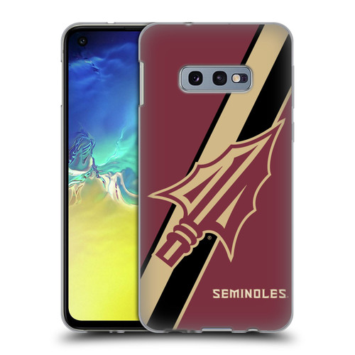 Florida State University FSU Florida State University Stripes Soft Gel Case for Samsung Galaxy S10e