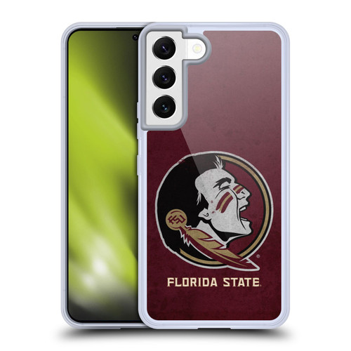 Florida State University FSU Florida State University Distressed Soft Gel Case for Samsung Galaxy S22 5G