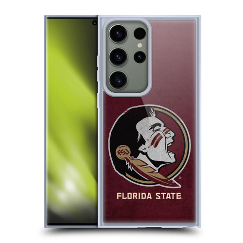 Florida State University FSU Florida State University Distressed Soft Gel Case for Samsung Galaxy S23 Ultra 5G